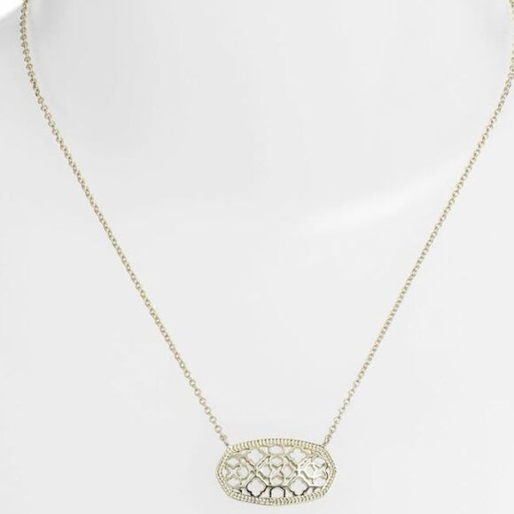 Kendra Scott Dollie Pendant Gold Necklace - Picture 7 of 7